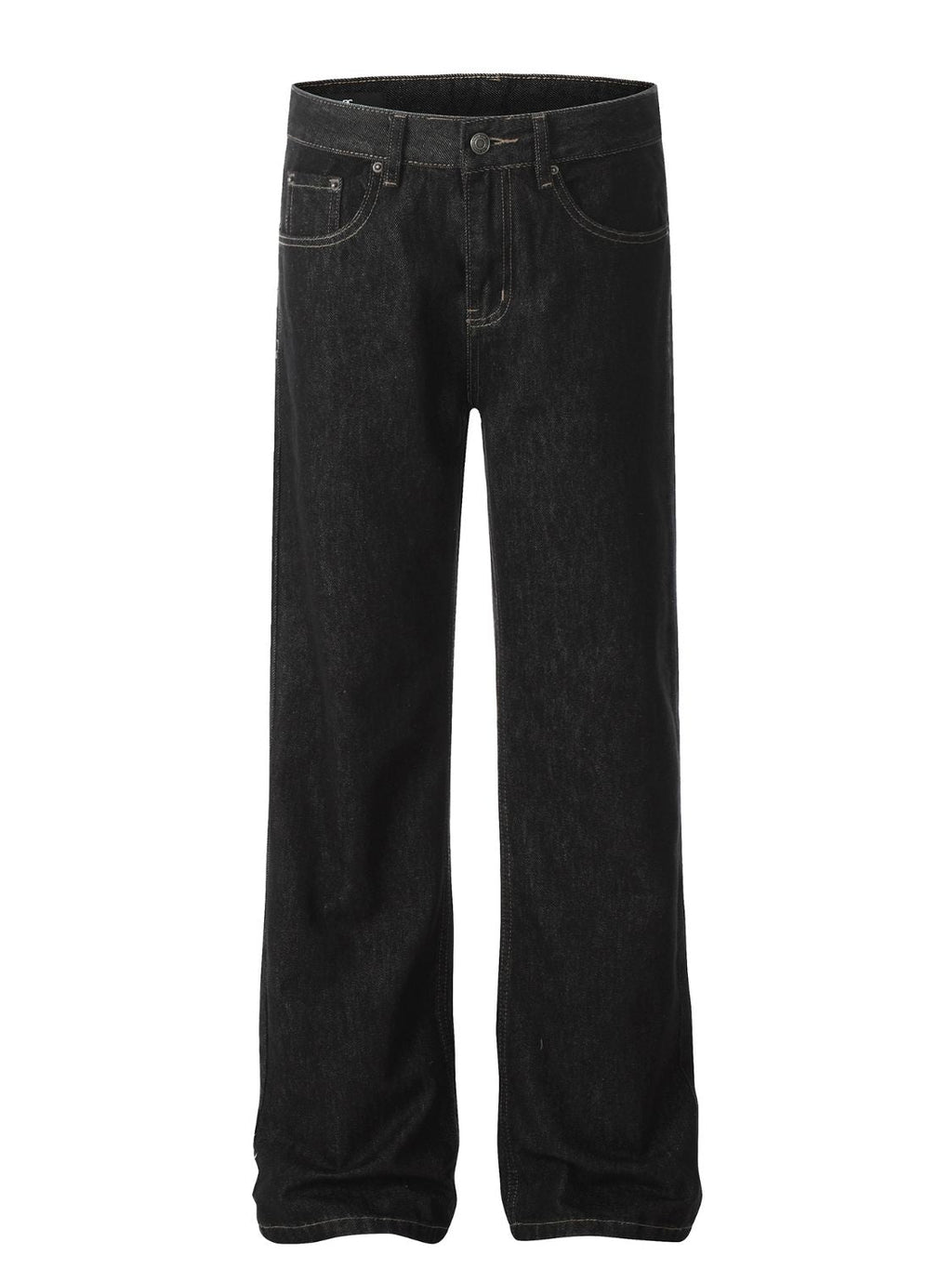 Men's Straight Leg Jeans with Pockets