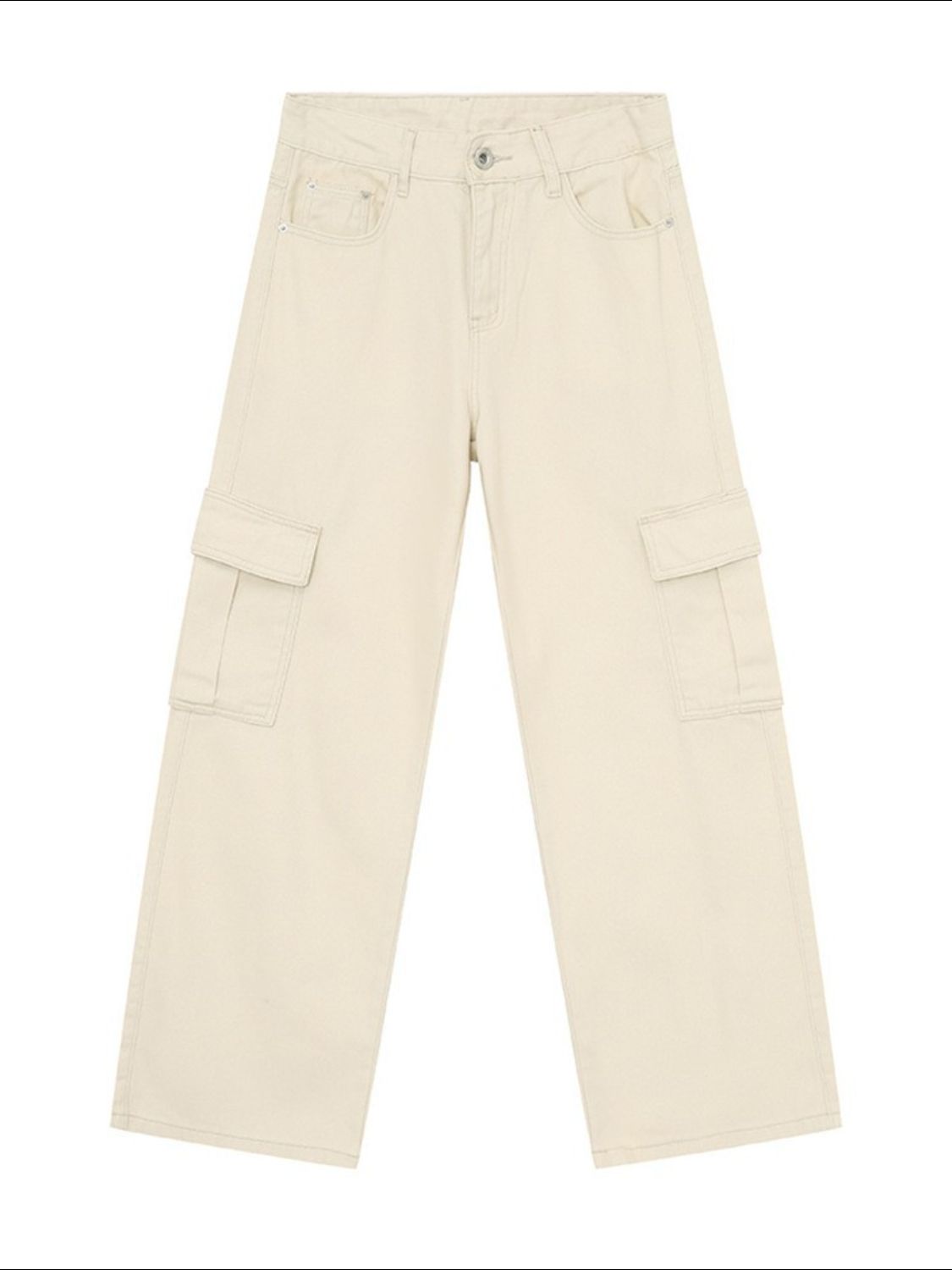 Wide Leg Cargo Jeans