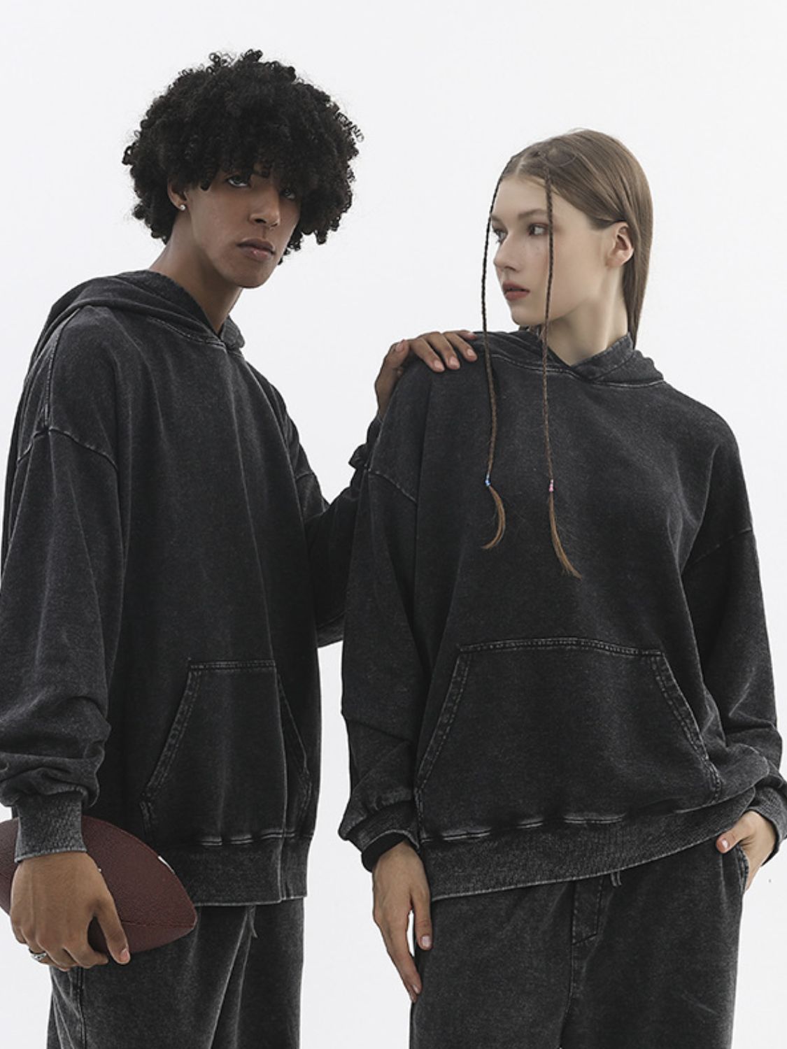 Men's Long Sleeve Hoodie with Pocket