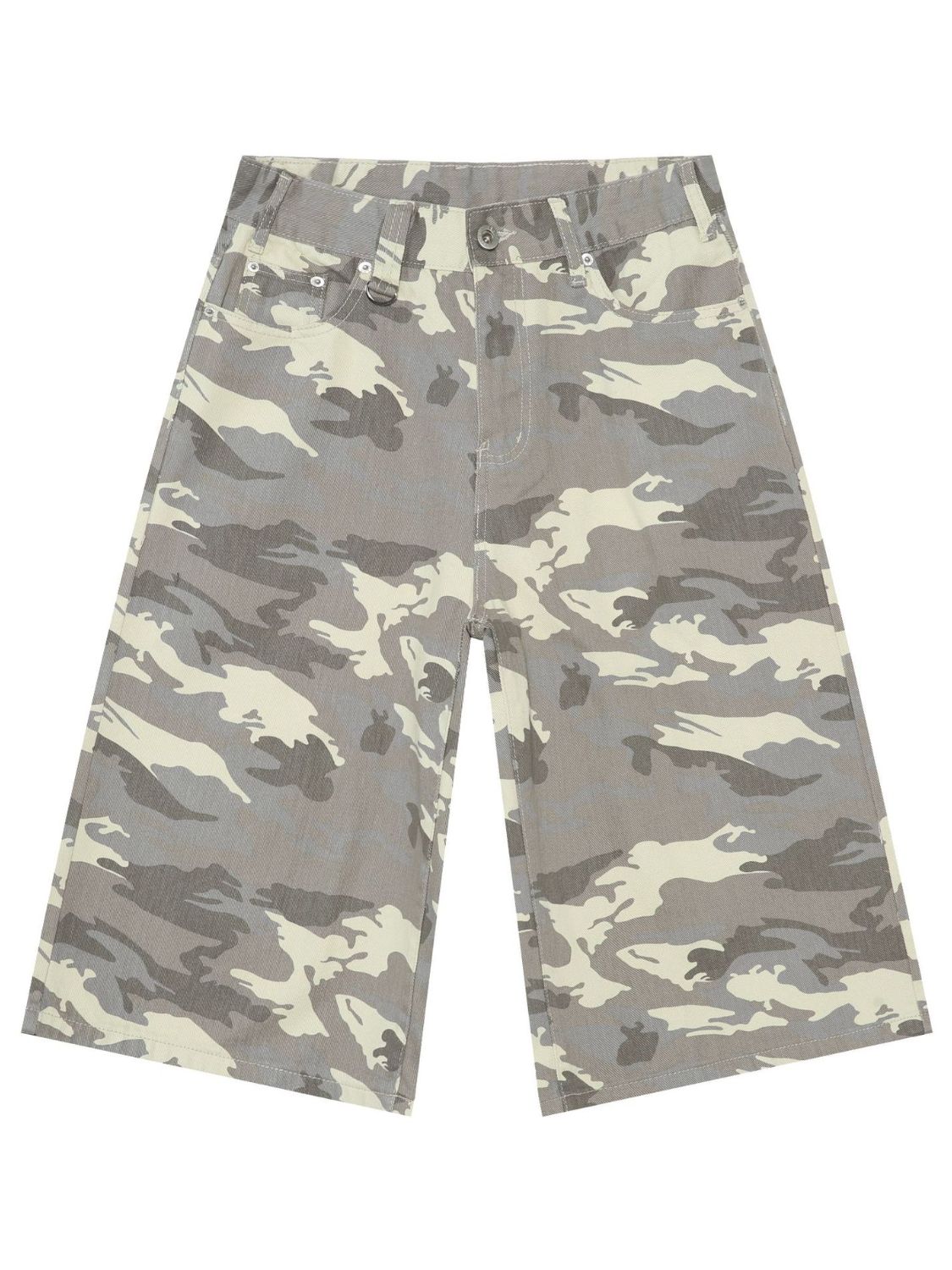 Men's Wide Leg Denim Shorts