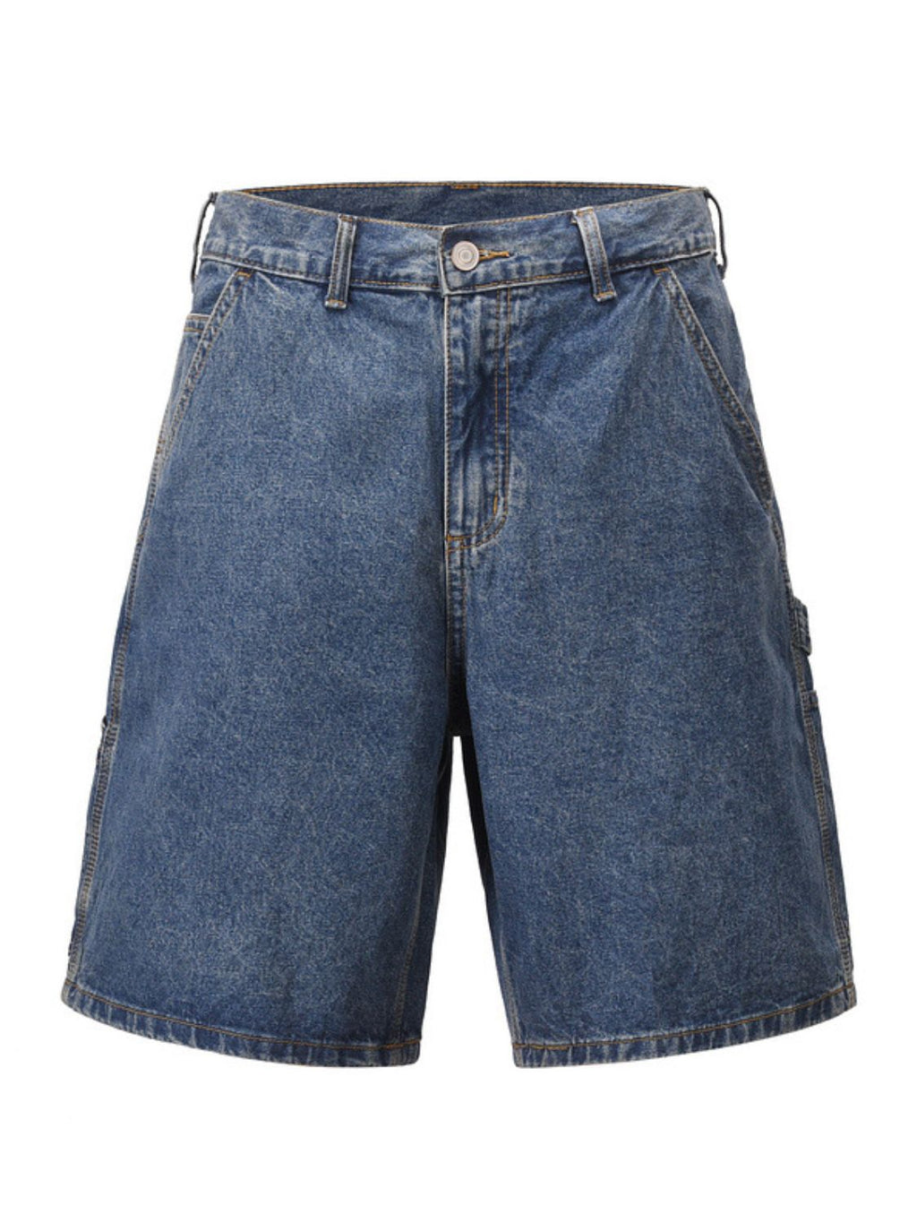 Men's Washed Denim Bermuda Shorts