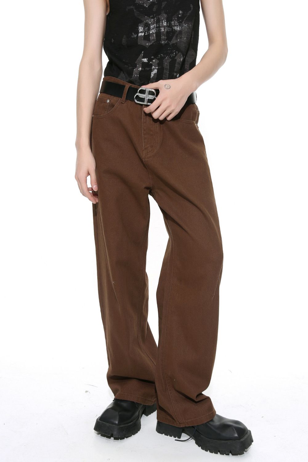 Men's Mid-Rise Straight-Leg Jeans