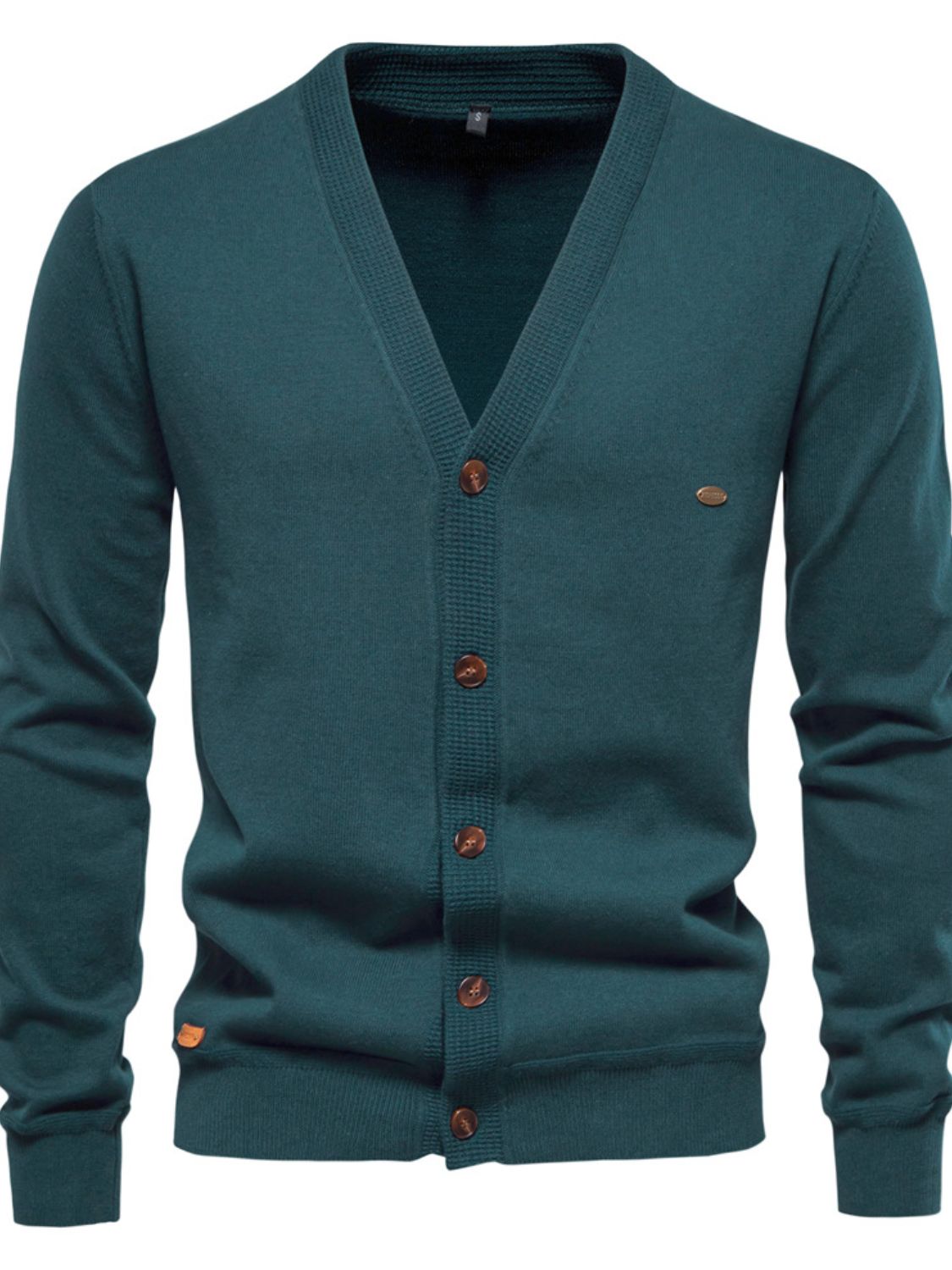 Men's Button Down V-Neck Cardigan