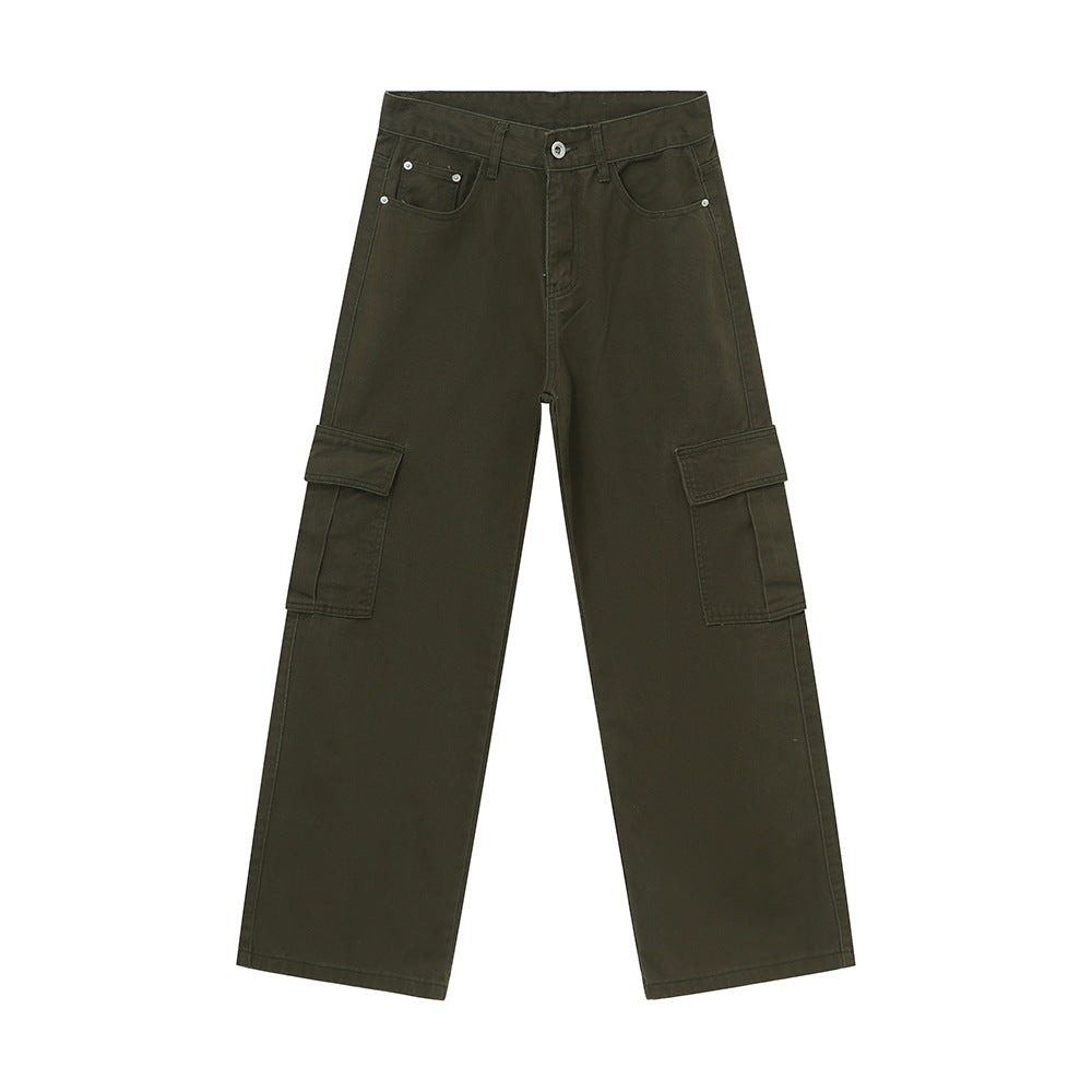Wide Leg Cargo Jeans