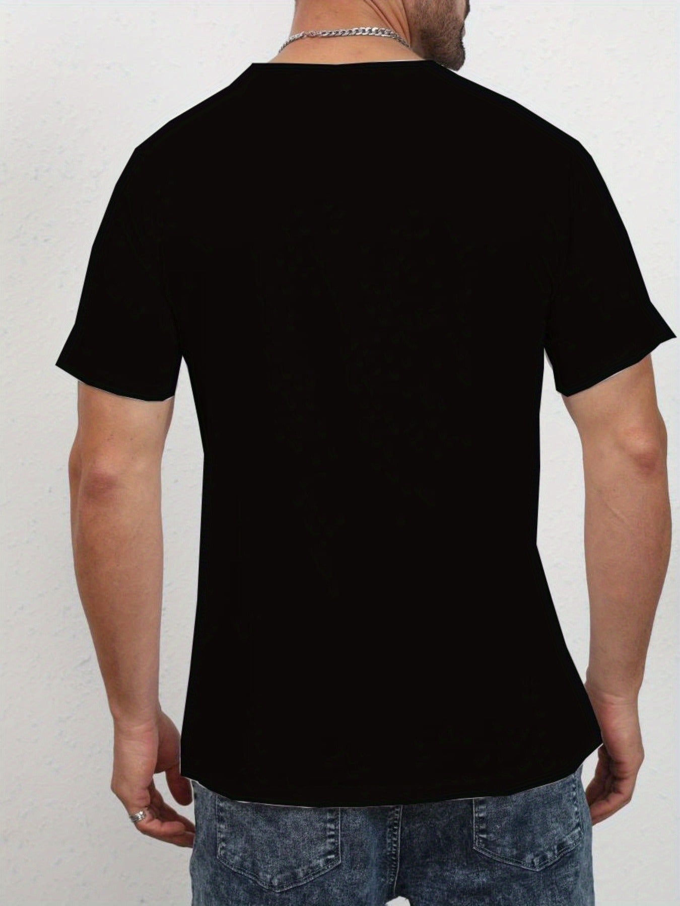 Men's Graphic T-Shirt - Paris Printed Short Sleeve Casual Tee