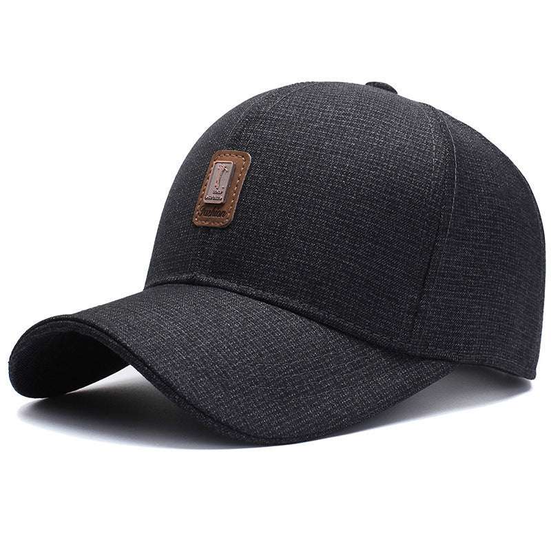 Hat Men's Fashion Plaid Casual Baseball Cap Women's