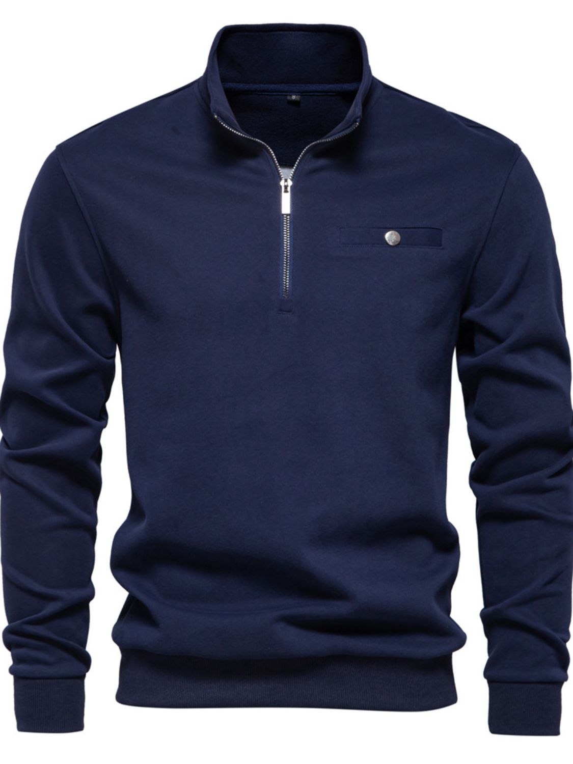 Men's Quarter Zip Long Sleeve Sweatshirt