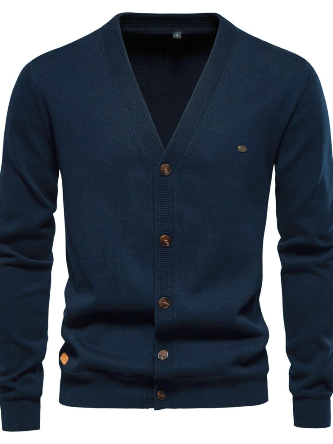 Men's Button Down V-Neck Cardigan