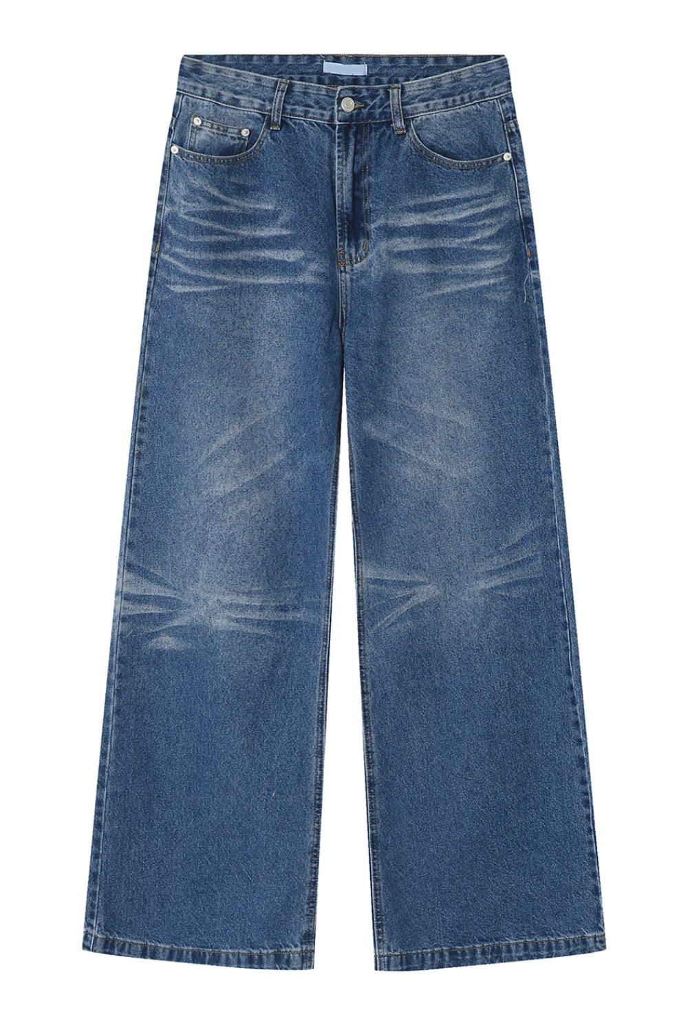 Wide Leg Jeans with Pockets