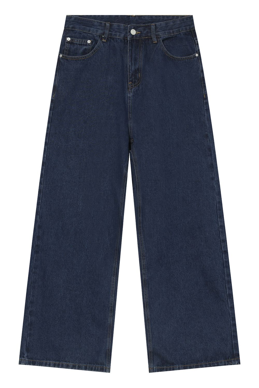 Mid Rise Jeans with Pockets