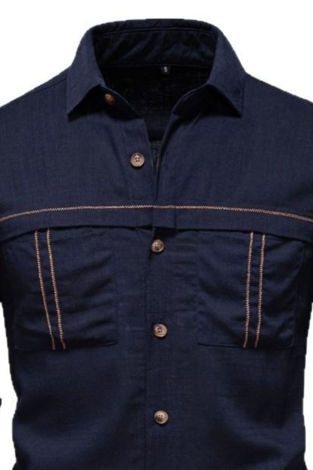 Men's Button Down Collared Neck Shirt