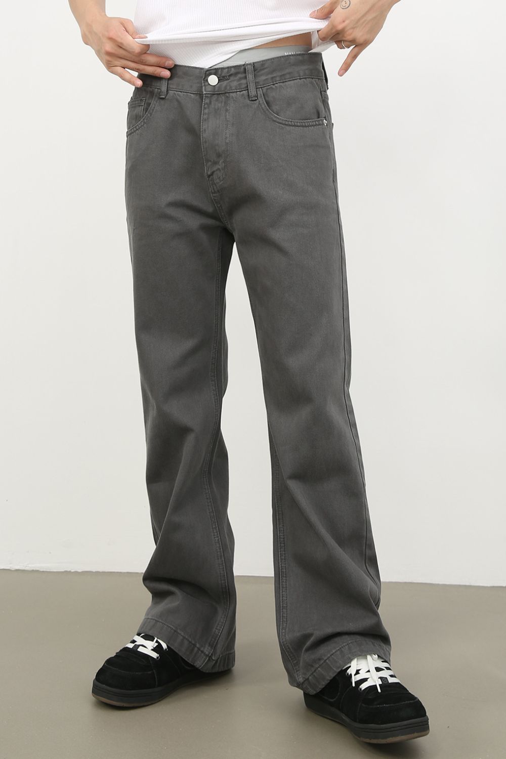 Men's Mid Rise Jeans with Pockets