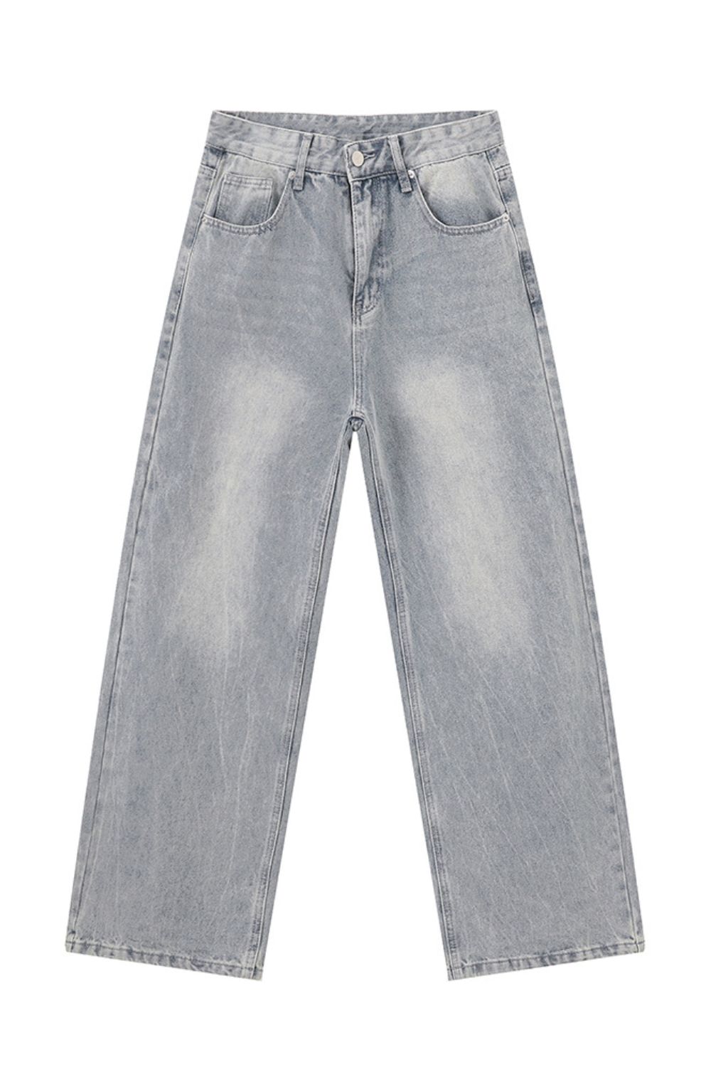 Wide Leg Jeans with Pockets