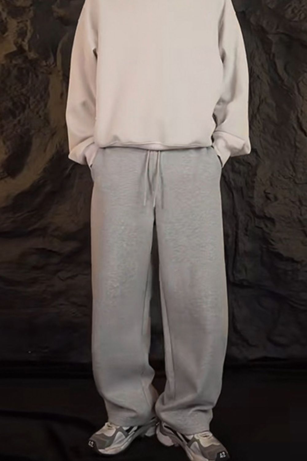 Men's Drawstring Straight-Leg Sweatpants
