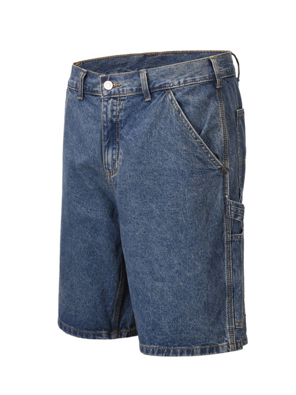 Men's Washed Denim Bermuda Shorts