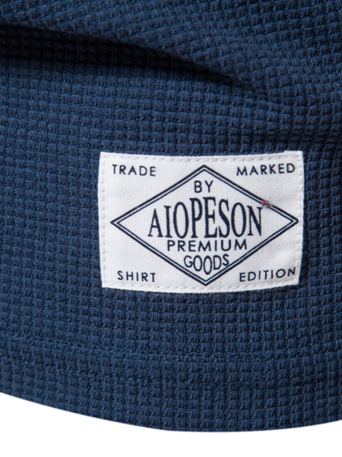 Men's Waffle-Knit Short Sleeve T-Shirt