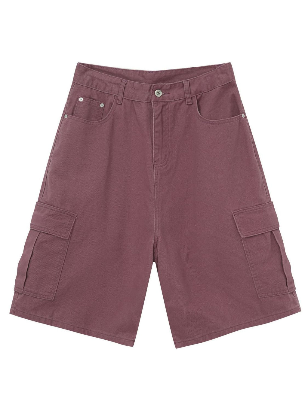 Men's Mid Rise Denim Shorts with Cargo Pockets