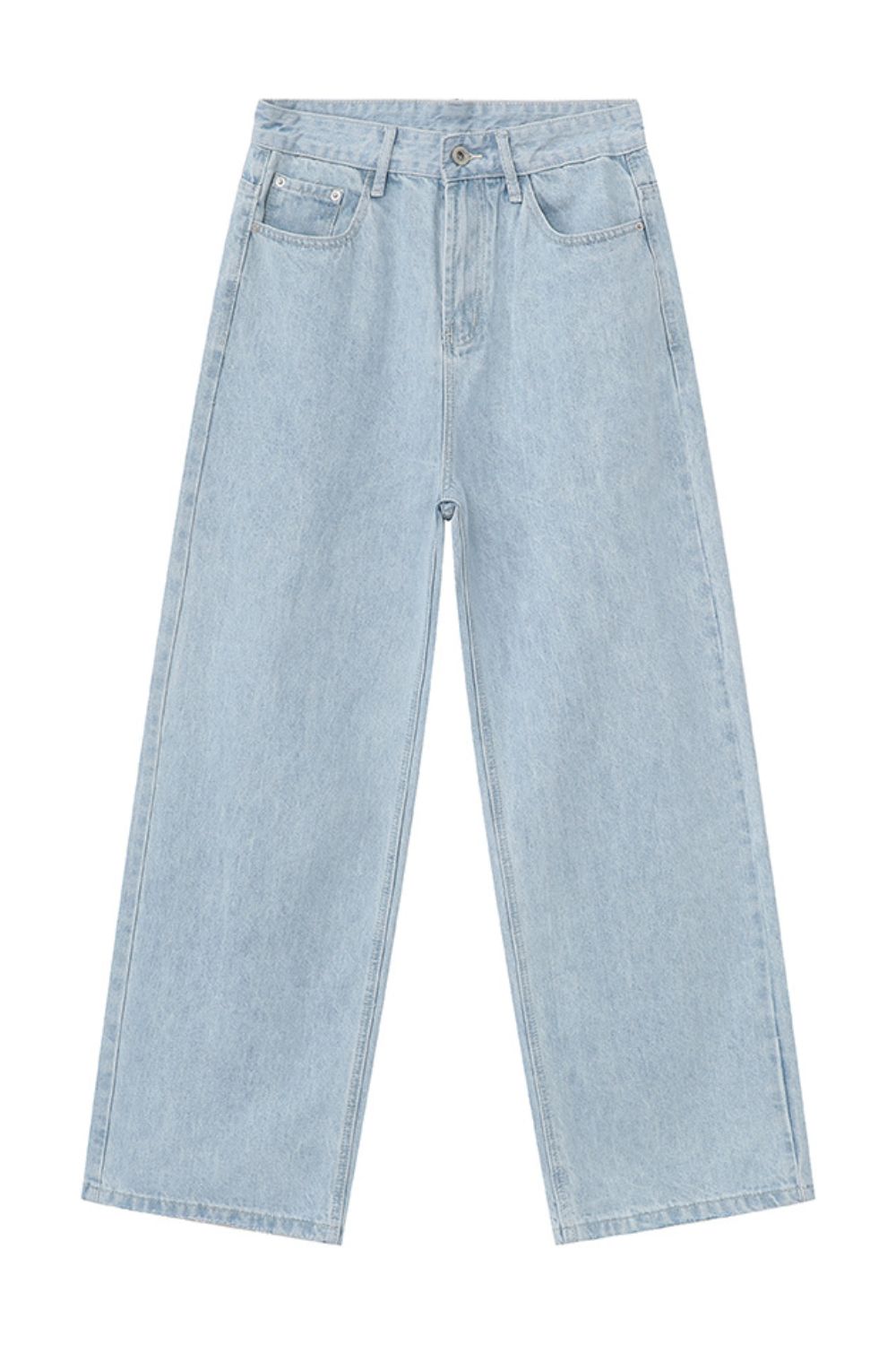 Wide Leg Jeans with Pockets