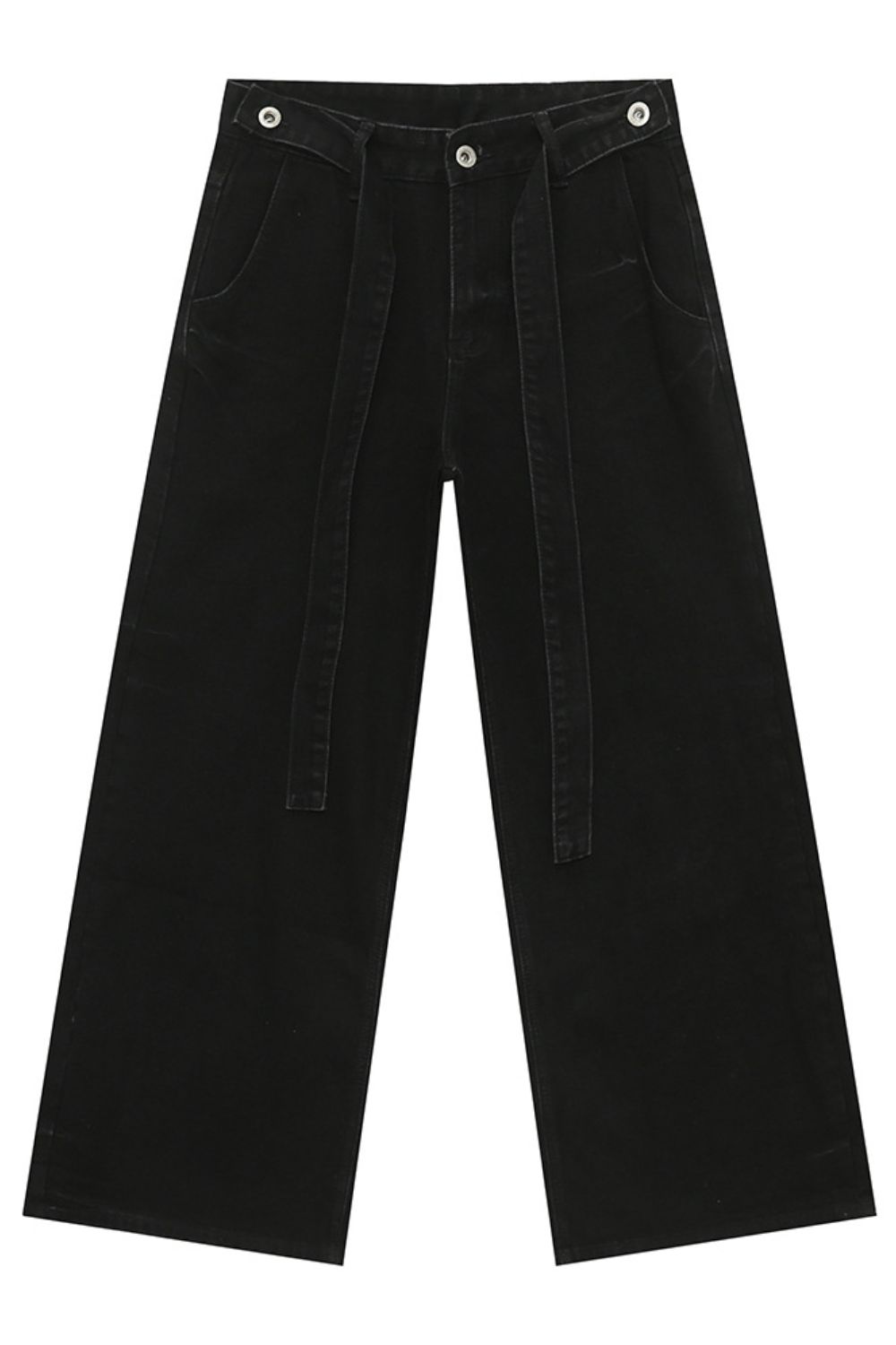 Wide Leg Jeans with Pockets