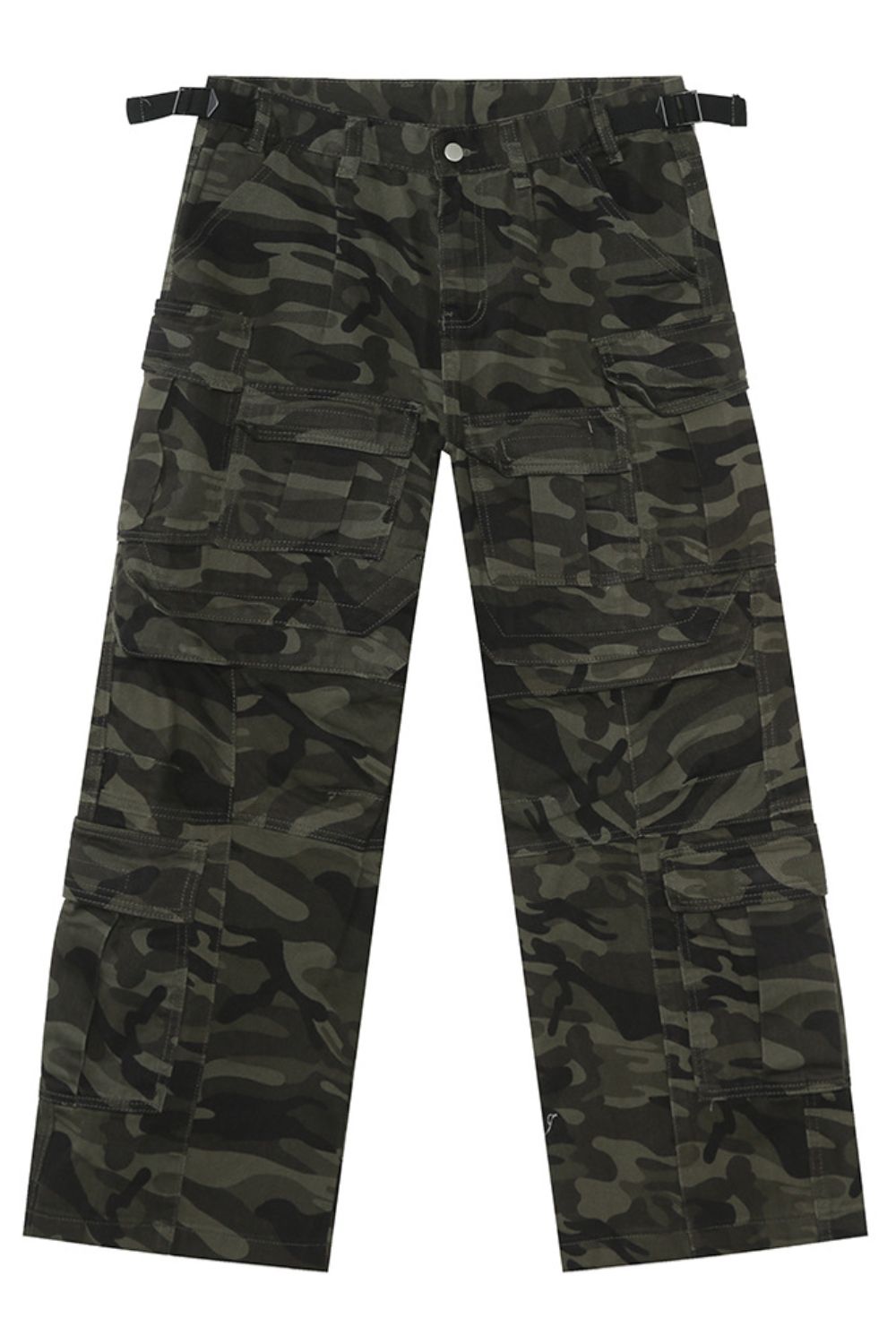 Men's Camouflage Straight Cargo Jeans