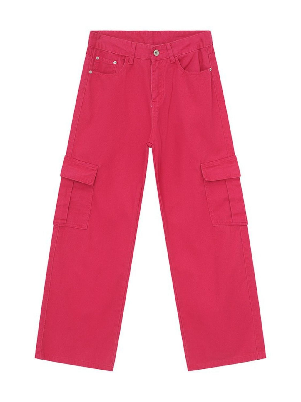 Wide Leg Cargo Jeans