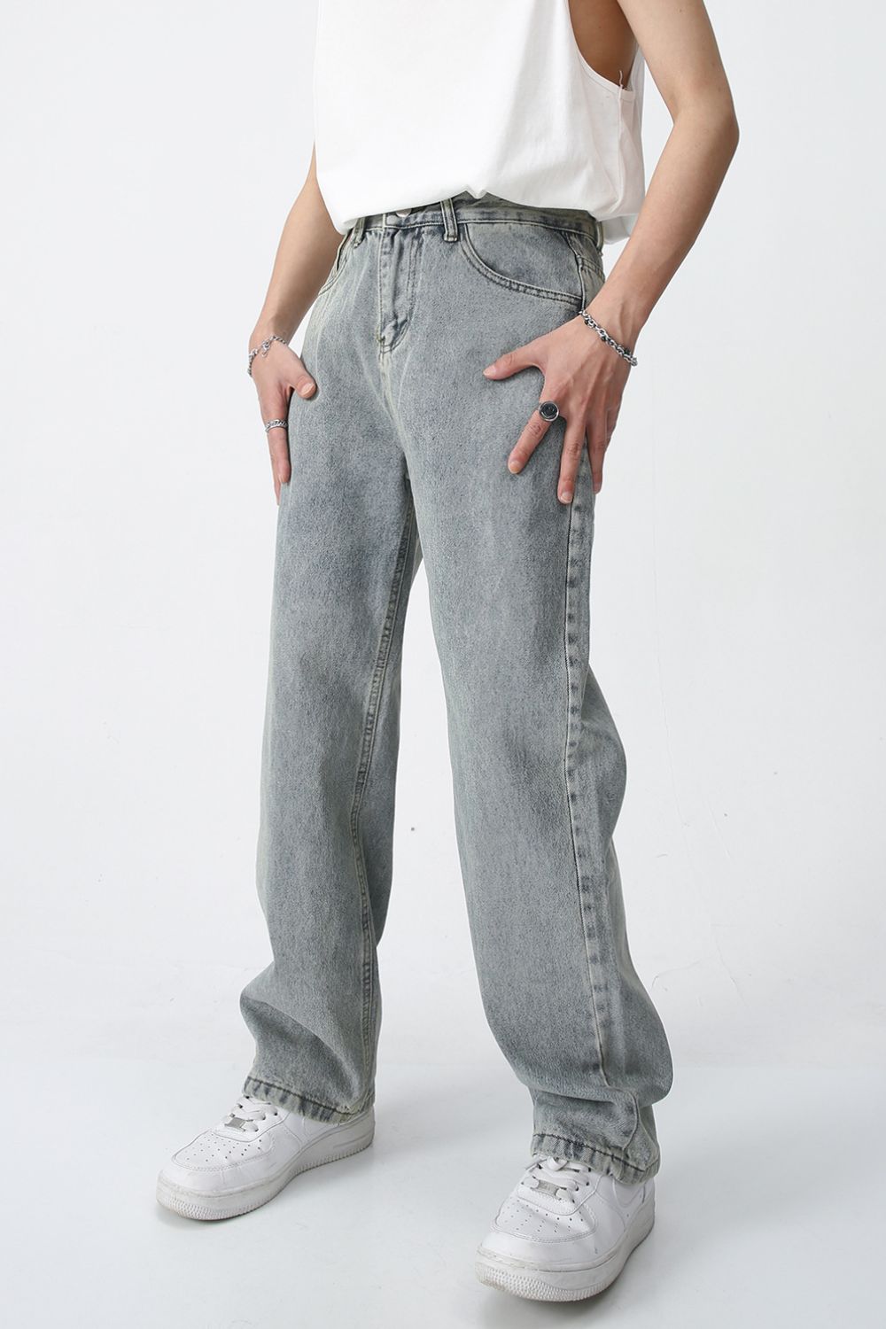 Baggy Jeans with Pockets