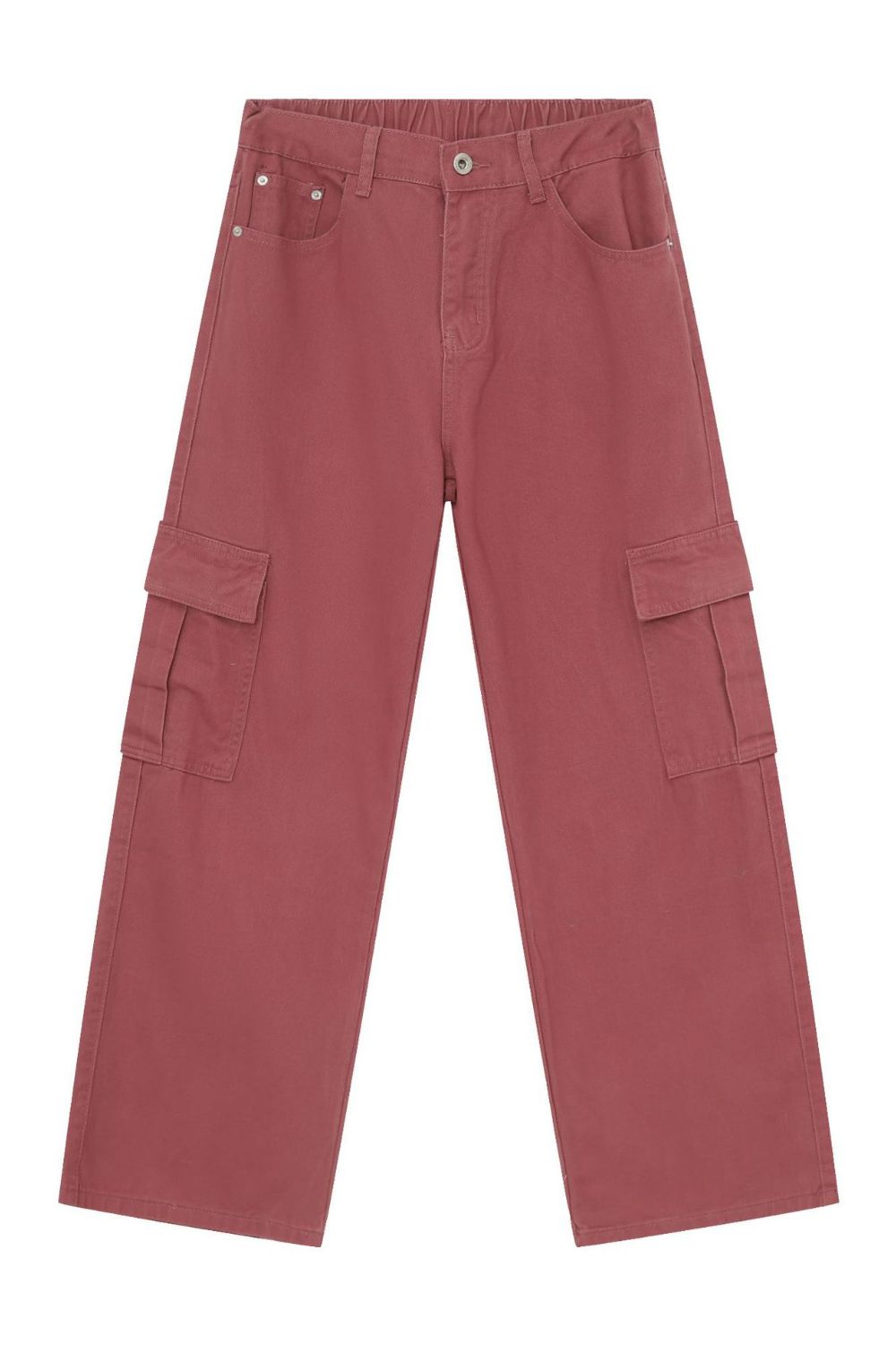 Men's Mid Rise Jeans with Cargo Pockets