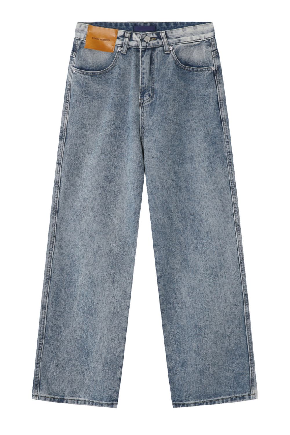 Wide Leg Jeans with Pockets
