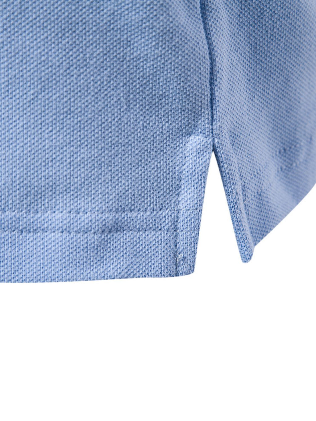 Men's Embroidered Striped Short Sleeve Polo