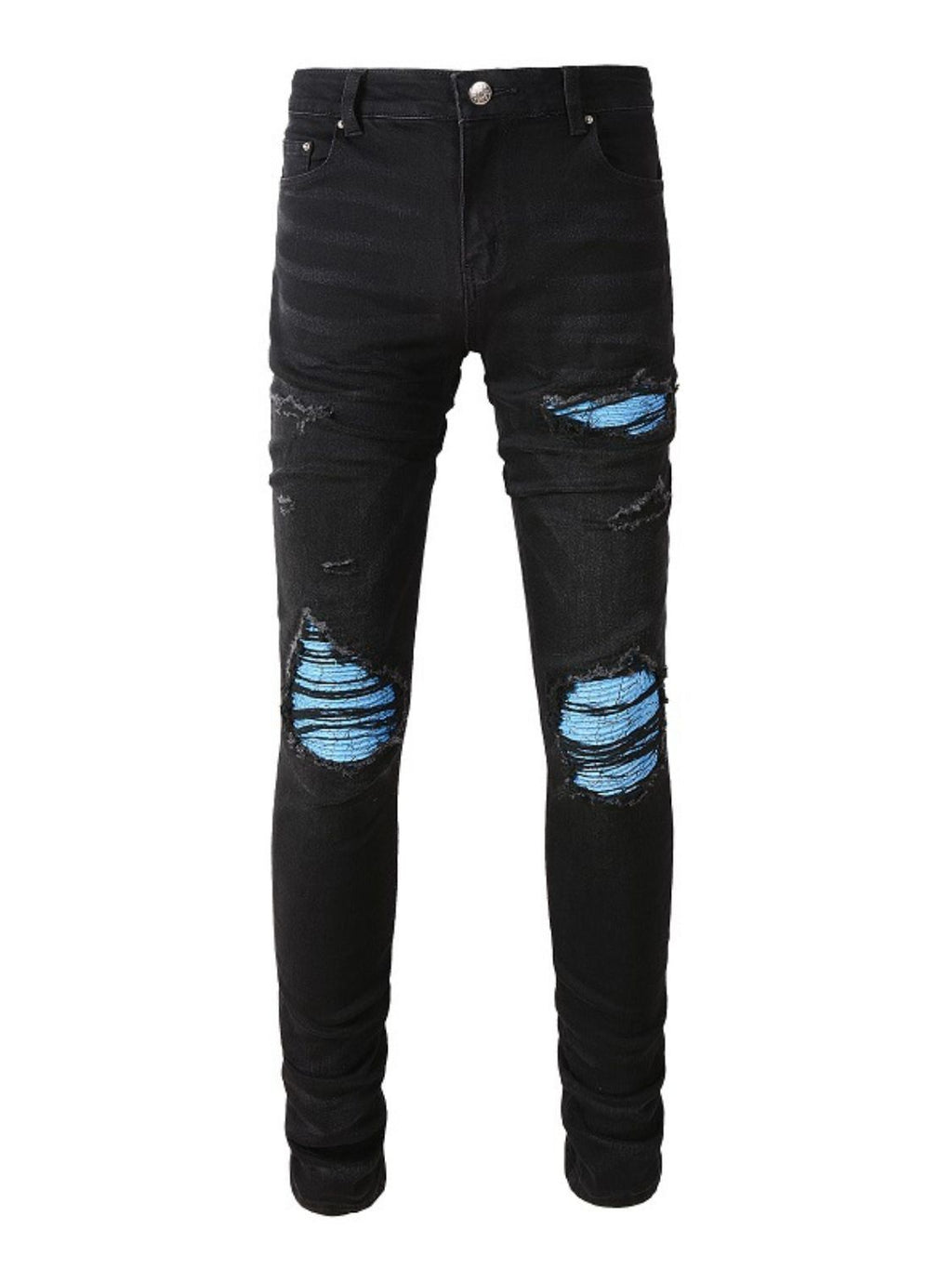 Men's Distressed Skinny Jeans